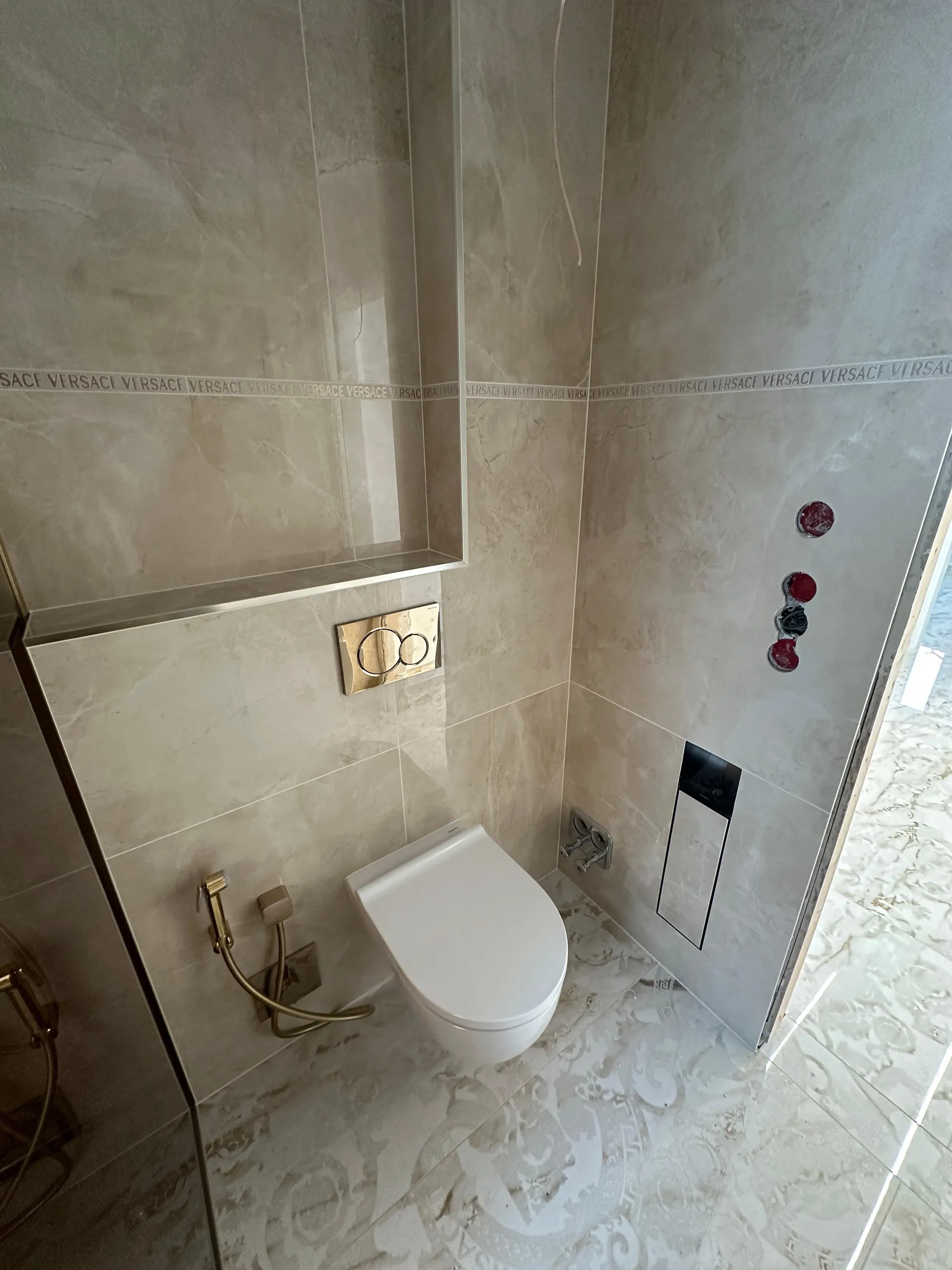 Fußbodenheizung verlegt